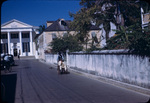 A street in front of the Bahamas General Trust Company Limited building