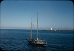Sailboat in Nassau Harbor, New Providence, Bahamas