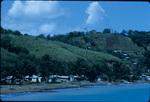 View of a Jamaican coastal town and mountainside farming