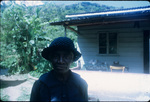 A woman wearing black in Moore Town, Portland, Jamaica