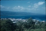 View of the top of buildings in Montego Bay, Saint James, Jamaica from Richmond Hill