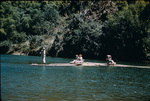Tourists rafting on the Rio Grande River in Port Antonio, Portland, Jamaica