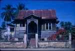 Wooden house with fretwork in Port of Spain, Trinidad