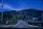 Houses built along the mountain side in Trinidad