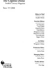 The Cypress Dome 2008, Issue 19 by The Cypress Dome Society