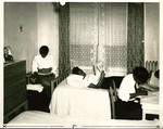 Female Students Study in Their Dorm