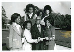 Richard V. Moore With Female Students
