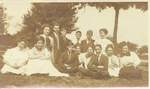 Black-and-white photograph of Clara Louise Guild While a Teacher at Sanford High School