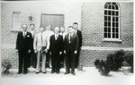 Church Officers and Elders Outside New Brick Church, c. 1939