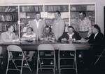 Business Meeting Held in School Library, c. 1956