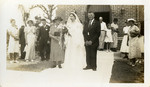 Anna Jakubcin Mikler and Parents on Her Wedding Day, July 30, 1939