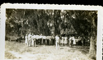 Congregation Gathers at Picnic Grounds, 1942