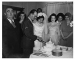 Wedding Reception of Paul and Virginia Balkcom Mikler, February 10, 1945