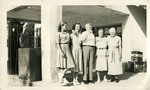The Stanko Family with Visitors to Their Store, c. 1950s