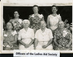 The Officers of the Martha Society/Ladies Aid. February, 1960
