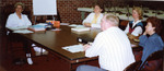 Committee Meeting in South Transept of Church. 1990