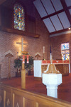 View of Chancel of 1957 Church From North Transept, Photo Taken in 1990