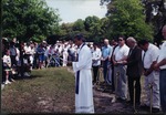 Groundbreaking Ceremony For New School, April 2, 2000, Led by Pastor Arp