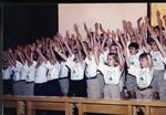 Groundbreaking Celebration for New School, April 2, 2000: Singing "Awesome God"