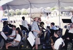 St. Luke's School Band at Groundbreaking. April 2, 2000