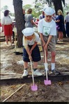 Natalie and Steven Duda Break Ground For New School April 2, 2000