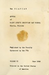 The Slavian 1955-56 Edition of St. Luke's School Annual