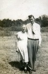 Milton (Miroslav) A. Lukas and Mother, Maria Klimek Lukas. c. late 1940s