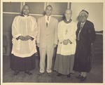Mary McLeod Bethune, Albert Bethune, Jr., and two clergymen