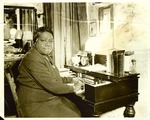 Mary McLeod Bethune works in her office