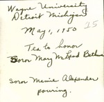Mary McLeod Bethune at Wayne University