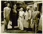 Mary McLeod Bethune with George Engram and Madame Pandit