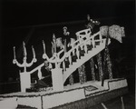 Staircase-shaped Homecoming float