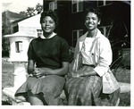 Students Mildred Thompson and Laura Bell