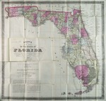 Drew's new map of the state of Florida : showing the townships by the U.S. Surveys. by Horace Drew