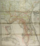 Map of the Plant system of railway steamer and steamship lines and connections. by Matthews-Northrup Company.