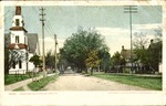 Postcard of Woodland Boulevard, DeLand, Florida