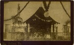 Commencement decorations for the Stetson University class of 1889