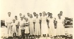 St. Luke's families on outing with new pastor, c. 1936