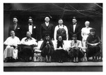 Church play, c.1949-50; cast on stage