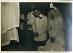 The wedding of Betty Mikler to Harry Pempey, April 18, 1954