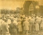 Dedication of Masaryktown Slovak Lutheran Church, 1954 by Lois Purdin