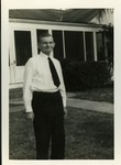 Two snapshots of Andrew Duda, Sr., c. 1945-50