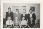Children of Geo. and Anna Jakubcin, Sr. and their spouses, c. 1952-53