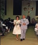 Wedding in "gymnasium church," August 15, 1992. Sidlik-Short wedding