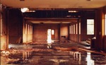 Interior views of demolition of 1957 additions to church. c. 1991