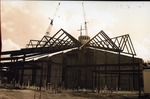 Early stages of roof construction. c.1992