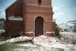 St. Luke's Church Expansion. Frontal views: gutted 1939 church, c. 1991-92