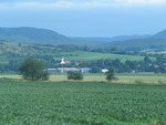 Wide view of Duda Family's ancestral church in Slovakia. 2009