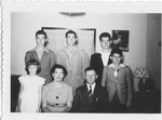 John and Katie Duda with their family, c.1950, Original Image