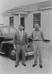 A. Duda & Sons, Inc. first office building, c.1940, with Andy, Jr. and John Duda, Original